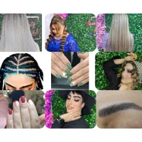 سالن زیبایی رنگ  میکاپ ناخن میکرواصلاح شنیون فشیال