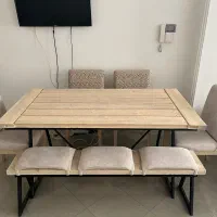 مبل بل ۸ نفره با میز ناهار خوری ۷ نفره|مبلمان خانگی و میز عسلی|کرج, شهرک دریا|دیوار