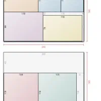 ساخت انواع کابینت کمد دیواری نصب