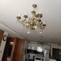 لوستر ۸ شاخه برنزی یک عدد