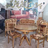 فرحی ۹نفره ..غذاخوری ۴نفره..میز تلویزیون و جلو مبل|مبلمان خانگی و میز عسلی|قم, امامزاده ابراهیم|دیوار
