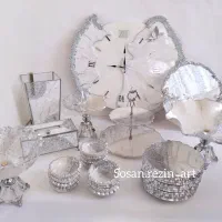 سرویس پذیرایی عروس ب همراه ساعت شبتاب