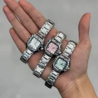 ساعت زنانه کارتیر فول نگین ، رولکس،ترند رنگ ثابت