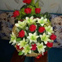 دسته گل سبدی برای هدیه|گل مصنوعی|پردیس, فاز ۴|دیوار