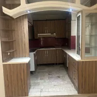 کابینت ام دی اف با سینک گاز و هود|آب‌چکان و نظم‌دهنده ظروف|تهران, تهران‌سر|دیوار