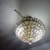 لوستر کریستالی|لوستر و چراغ آویز|گنبد کاووس, |دیوار