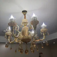 لوستر کریستالی مورانو (رومی)|لوستر و چراغ آویز|تهران, آهنگ|دیوار