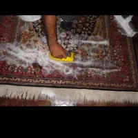 شستشوی پتو فرش و موکت با دست روستایی کردستان بزرگ