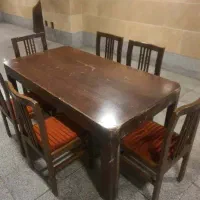 ناهارخوری کارکرده ۶ نفره با کمد ایستاده
