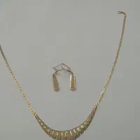 عکس اول نیم ست بسیار شیک کلکته معاوضه با النگو|جواهرات|کوهدشت, |دیوار