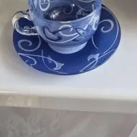 فنجان نعلبکی ۵ دست سالم فقط جعبه نداره