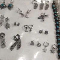 گوشواره نقره|جواهرات|قزوین, |دیوار