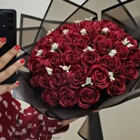 دسته گل ربانی|گل مصنوعی|قم, قلعه کامکار|دیوار