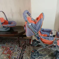 ست کالسکه و کریر برندچیکو|کالسکه و لوازم جانبی|تهران, استخر|دیوار