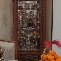 ویترین تمام چوب(چوب راش)|بوفه، ویترین، کنسول|اصفهان, شهرک کاوه|دیوار