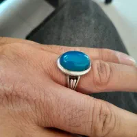 انگشتر نقره یاقوت کبوت