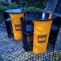 ساخت انواع میز صندلی های بشکه ای