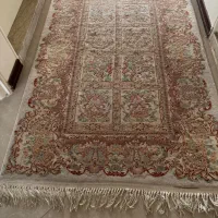 فرش ۴ متری و ۱/۵ متری ماشینی رنگ کرم