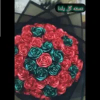 گل روبانی دست‌ساز چندرنگ مخصوص مناسبت‌ها