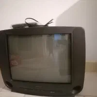 تلویزیون ۲۱ اینچ سالم .کنترل اصلی موجود