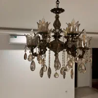 لوستر با لاله و کریستال|لوستر و چراغ آویز|مشهد, شاهد (شهرک غرب)|دیوار