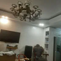 لوستر طرح فرشته برنز و کار شده سنگین