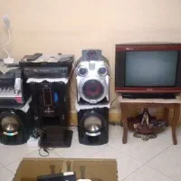 tv قدیمی،اسپیکرباند|تلویزیون و پروژکتور|قدس, شهرقدس|دیوار