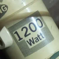 جارو برقی سطلی دو موتوره، رنگ مشکی خوشگل.مارک ال ج