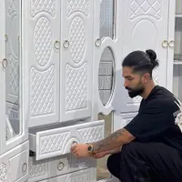 کمد لباس ۳درب وکیوم بوفه آینه دار(خوران چوب)