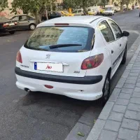 ۲۰۶ سفیدمدل ۹۱|خودرو سواری و وانت|تهران, شهر زیبا|دیوار