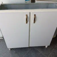 کابینت درب ملامینه بدنه فلزی درحدتمیزومرتب