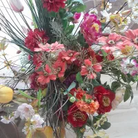 دسته گل مصنوعی خارجی و گلدان|گل مصنوعی|تهران, اکباتان|دیوار
