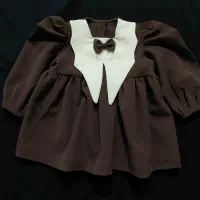 پیراهن کرپ  مازراتی دخترانه