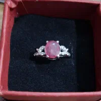 انگشتر یاقوت آفریقایی زنانه