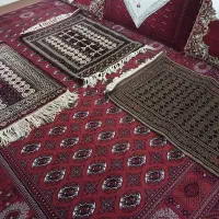 گلیم ابریشمی ترکمنی|پادری|گرگان, |دیوار