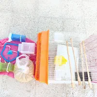 قفس پرنده بزرگ همراه با کلی لوازم.کاملا نو|لوازم جانبی حیوانات|قرچک, زیبا شهر|دیوار