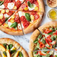 پیتزا زن و پشت بار