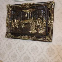 تابلو ورق طلا