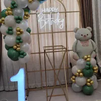 دکور تولد بادکنک آرایی و لوازم تولد رنگین کمان|اسباببازی|اراک, |دیوار