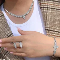 سرویس های جواهری نقره. با آبکاری طلاسفید|جواهرات|مشهد, آزادشهر|دیوار