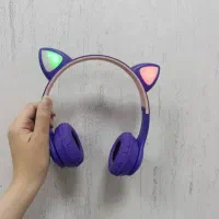 هدفون گربه ای رقص نور دار بلوتوثی