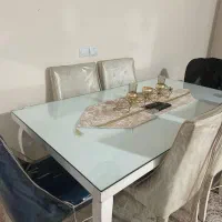 مبلمان ۷نفره چسترهمراه جلو مبلی ومیزنهارخوری ۷نفره|مبلمان خانگی و میز عسلی|اندیشه, اندیشه فاز ۳|دیوار