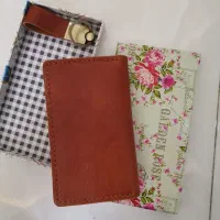 ست کیف پول و جاکلیدی چرم طبیعی مناسب هدیه