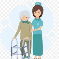 پرستار نگهداری از سالمند خانم