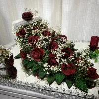 سفارش انواع سینی دسته گل حنا کرایه باکس بله برون|گل مصنوعی|بندر ماهشهر, |دیوار