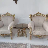 مبلمان سلطنتی منبت کاری|مبلمان خانگی و میز عسلی|اسلامشهر, باغ فیض|دیوار