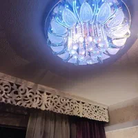 سه عدد لوستر سقفی کریستال|لوستر و چراغ آویز|پرند, فاز ۲|دیوار