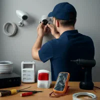 نصب دوربین مداربسته و دزدگیر، تنظیم و تعمیر
