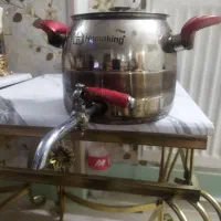 کتری استیل کف چدن شیردار|قوری، کتری، قهوه‌ساز دستی|فولادشهر, B2|دیوار