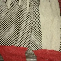دستکش ایمنی خالدار کتانی
